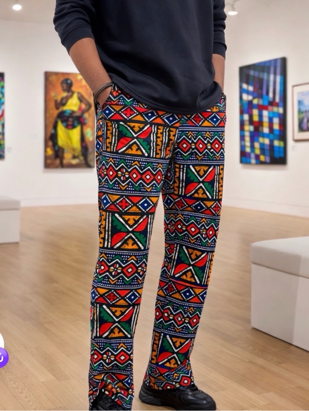 Unisex Tribal African Print (Ankara) Pants